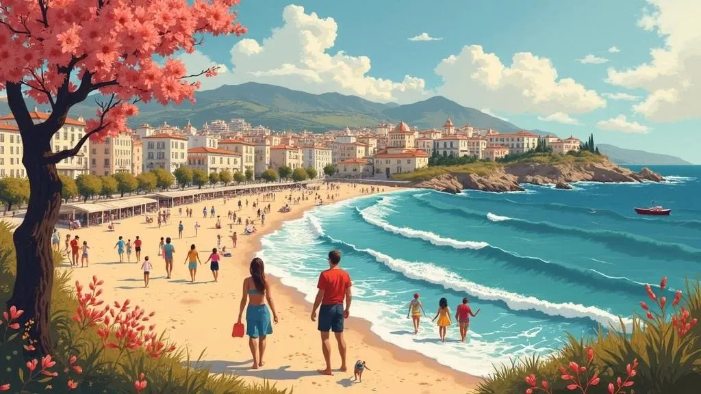 an image depicting life on the costa blanca.
